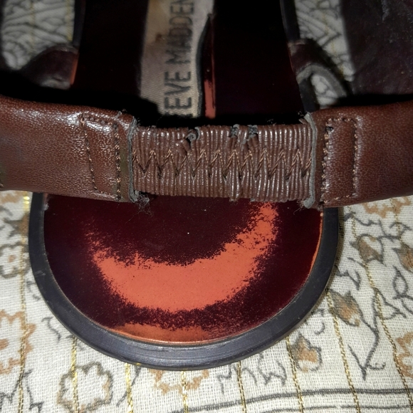 Steve Madden Gladiator Style Ornate Beaded Sandals Women's Size 6.5 - Picture 7 of 11